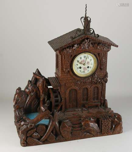 Black Forest mantel clock