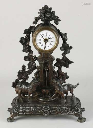 Antique French alarm clock, 1900