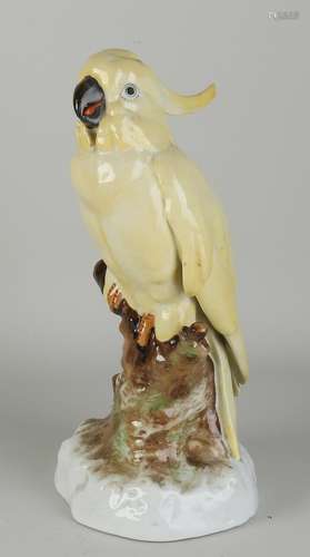 German Porcelain Cockatoo (smoke expeller)