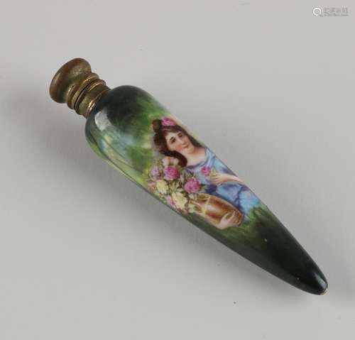 French Porcelain Perfume Bottle