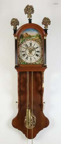 Antique Frisian tail clock, 1830