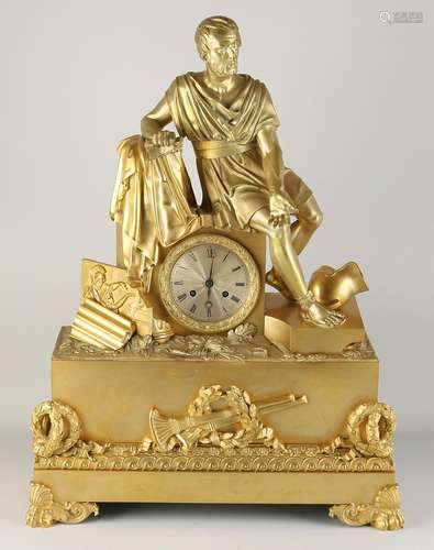 Capital Charles Dix mantel clock, 1820-1830