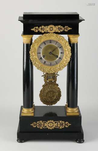 French column mantel clock, 1830