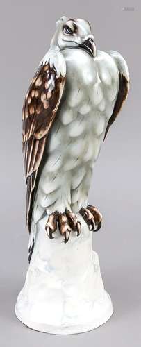 Antique porcelain bird of prey