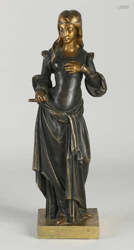 Bronze statue, Lady