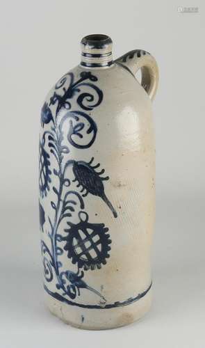 German stoneware jug, H 36 cm.