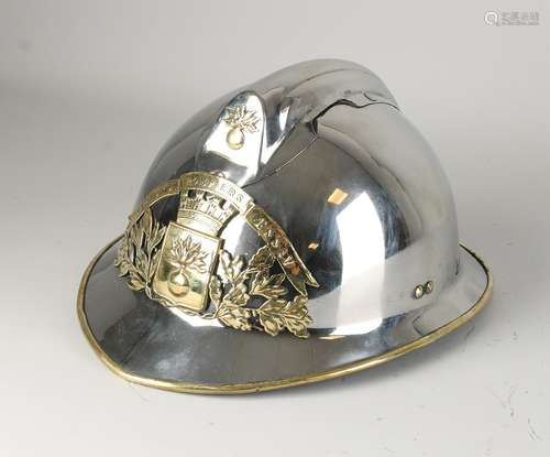 Old fire helmet