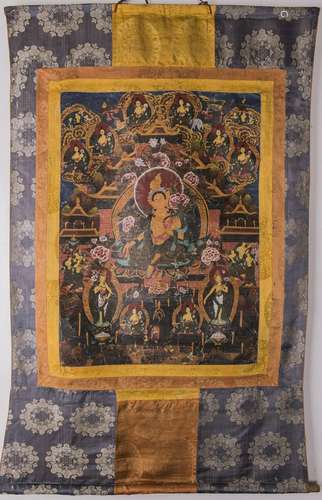 A THANGKA OF TARA