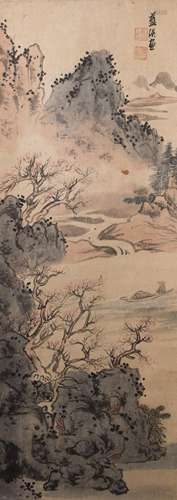 LAN YING (1585-1666), LANDSCAPE