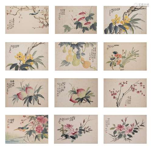 LOT OF 12, SONG XIAOHENG, FLOWERS