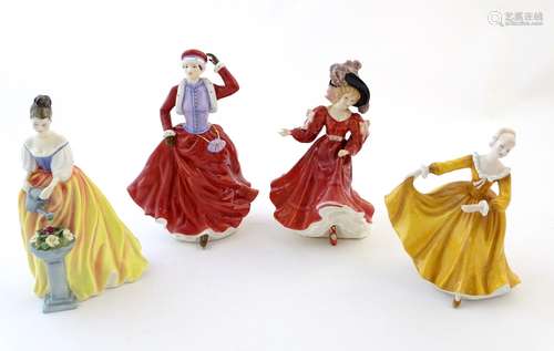 Four Royal Doulton ladies comprising Patricia, no.