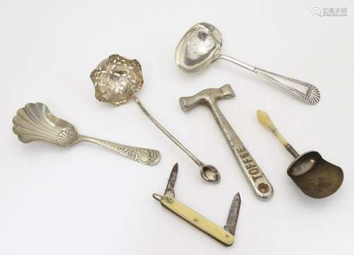 Assorted silver and silver plate items etc. to include