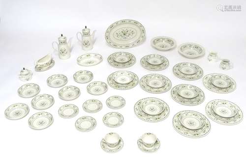 A large quantity of Royal Doulton dinner wares in the