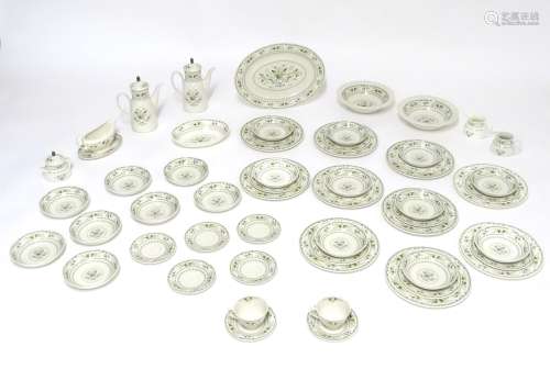 A large quantity of Royal Doulton dinner wares in the