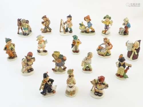 A quantity of Friedel figures to include an artist with