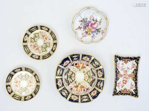 Assorted Royal Crown Derby dishes to include two