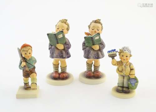 Four first issue Hummel / Goebel figures to include On