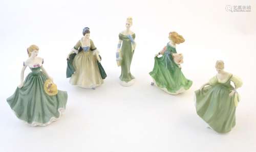 Five Royal Doulton ladies comprising Lorna, no. HN2311,