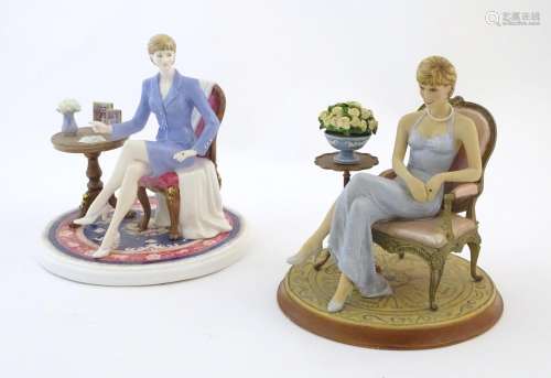 A Coalport limited edition figure Diana at Home, no.