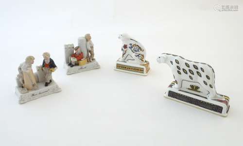 Assorted ceramics to include two Wedgwood figures from