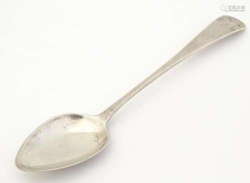 A Scottish Provincial silver teaspoon maker John Ewan