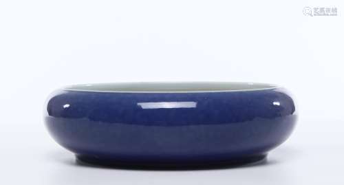 CHINESE PORCELAIN BLUE GLAZE BLUE AND WHITE RED