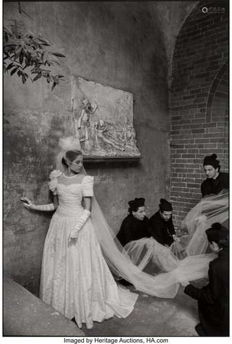 Frank Horvat (French, 1928) Vogue Italy, Sposa,