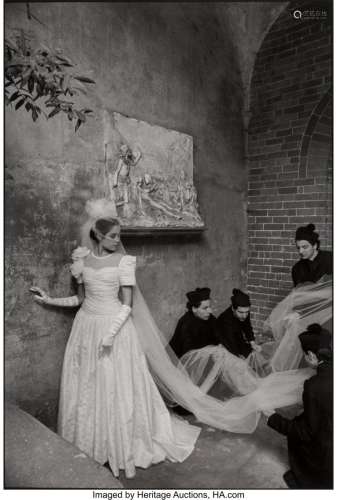 Frank Horvat (French, 1928) Vogue Italy, Sposa,