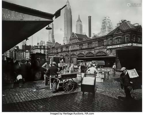 Berenice Abbott (American, 1898-1991) Fulton Str