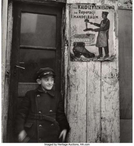 Roman Vishniac (American, 1897-1990) Boy in a Do