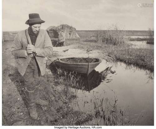 Peter Henry Emerson (British, 1856-1936) Towing