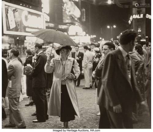 Louis Faurer (American, 1916-2001) Times Square