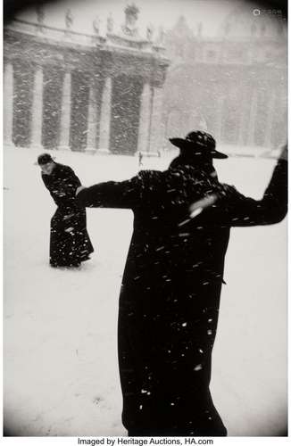 Leonard Freed (American, 1929-2006) Snow-Balling