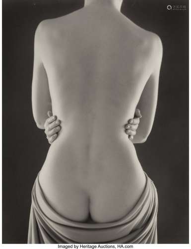 Ruth Bernhard (American, 1905-2006) Draped Torso