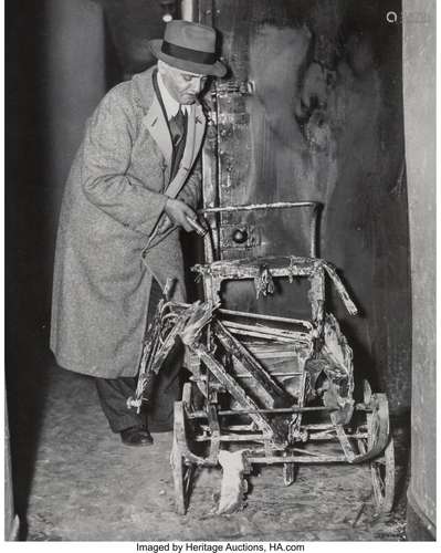 Weegee (American, 1899-1968) Reporter and Burned