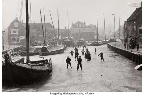 Edouard Boubat (French, 1923-1999) Ice Skating o