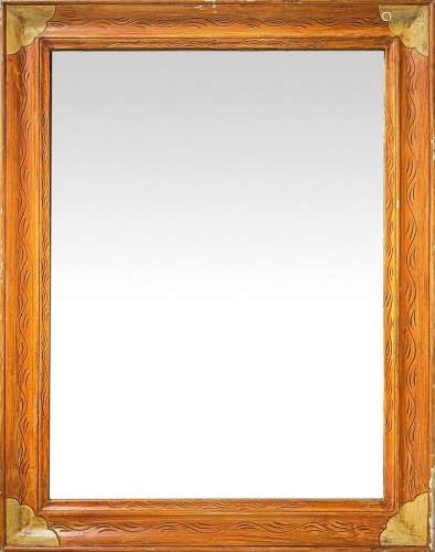 Mirror in lacquered wood frame