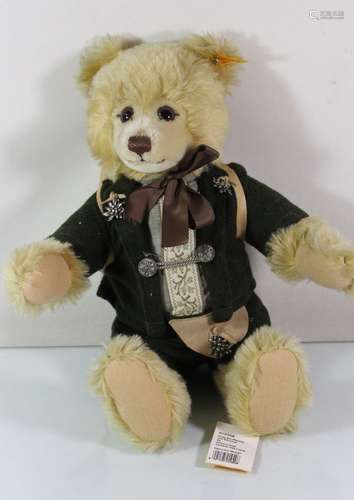 gr. Teddy in bayr. Tracht, Steiff, Nr. 010408