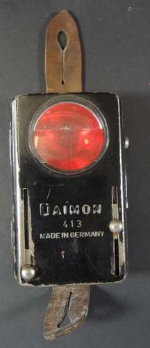 Taschenlampe "Daimon 413" mit Wechselglas, Blech