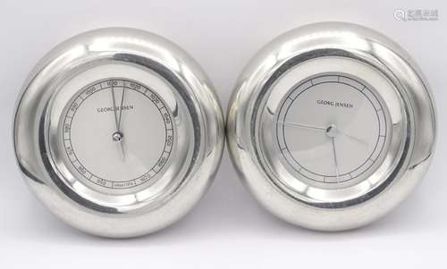 Barometer und Wanduhr "Georg Jensen" Denmark,Desig...