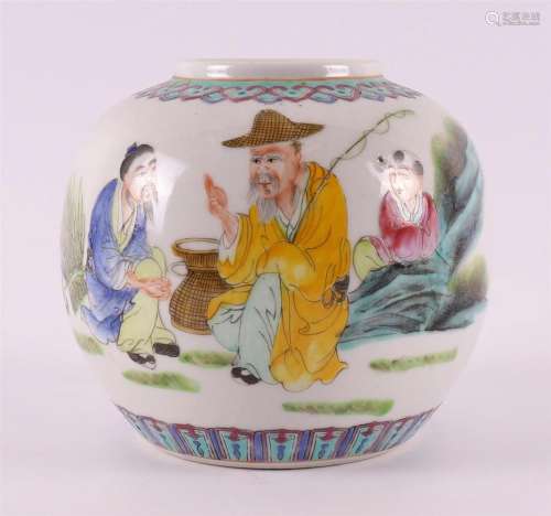 A porcelain ginger jar, China, Guangxu, circa 1900.