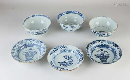 Lot Chinese porcelain (6x)