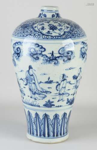 Chinese Mei Ping vase, H 35 cm.