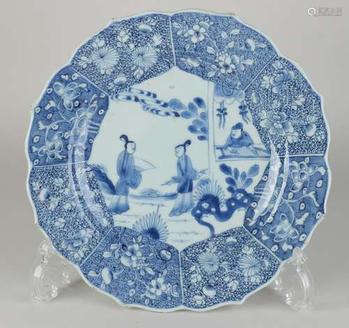 Chinese flower plate Ã˜ 24.2 cm.