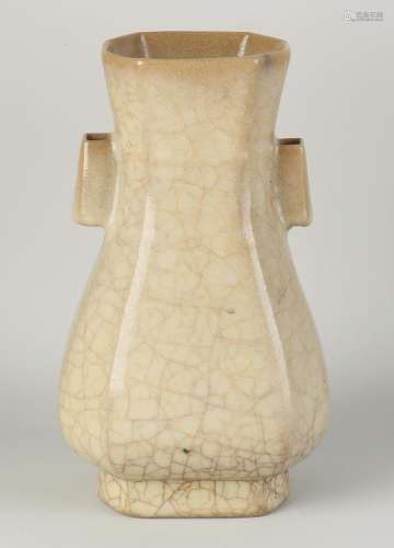 Chinese celadon vase, H 22 cm.