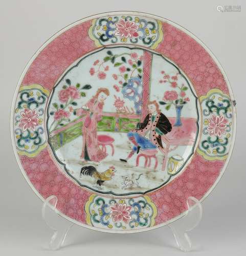 Chinese Family Rose plate Ã˜ 23.3 cm.