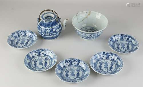 Lot Chinese porcelain (7x)