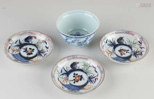 Lot Chinese porcelain (4x)