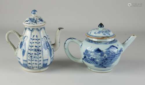 Two 18th century Chinese teapots
