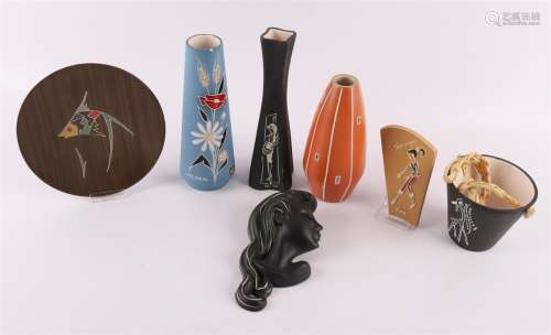 A lot of various Kroon l'Ancora pottery (1955-1968), va...
